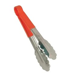 Щипцы кухонные 30 см. Thunder Group, с пластиковыми красными ручками (10231)
