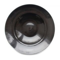 Тарелка для пасты 270 мм черная, декор (6590/6) Kaszub/Hel, Lubiana