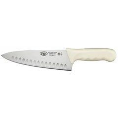 Кухонний ніж кухарський 20 см. Stal, Winco з білою пластиковою ручкою (04276)