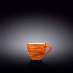 Чашка кофейная Wilmax SPIRAL ORANGE 110мл WL-669334/A