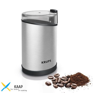 Кофемолка GX204D10, 85г, металл Krups