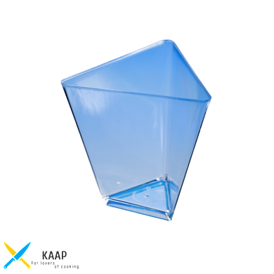 Піала-форма фуршетна "Трикутник" 67х67х65 мм 70 мл прозора склоподібна