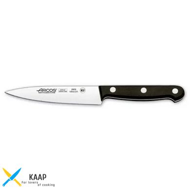 Кухонный нож поварской 12 см. Universal, Arcos с черной пластиковой ручкой (280304)
