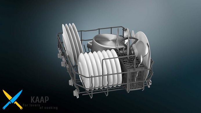 Посудомийна машина 9компл., A+, 45см, дисплей, нерж Siemens