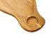 Дошка для подавання стейка 37х24х2 см "Стейк" фігурна з виїмкою та соусником дерев'яна з дуба