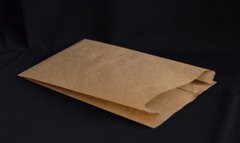 Пакет бумажный с боковой складкой 21х10х3 см. 1000 шт/ящ бурый крафт