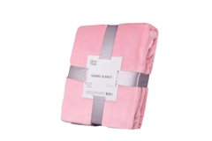 Плед Flannel, 160х200см, розовый, 100% полиэстер ARDESTO
