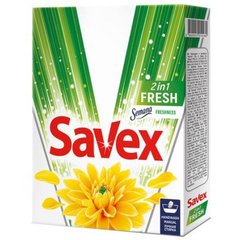Пральний порошок сиручий SAVEX 2in1 Fresh 400 г для ручного прання 72871