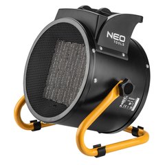 Теплова гармата електрична Neo Tools, 3 кВт, 60 м кв., 280 м куб./год, наг.елемент — керам. (PTC)