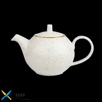 Чайник порцеляновий 425 мл. бежевий Stonecast White Speckle, Churchill
