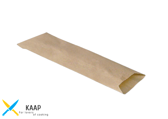 Пакет паперовий для столових приладів 19х7,2 см., 40 г/м2, 2000 шт/ящ