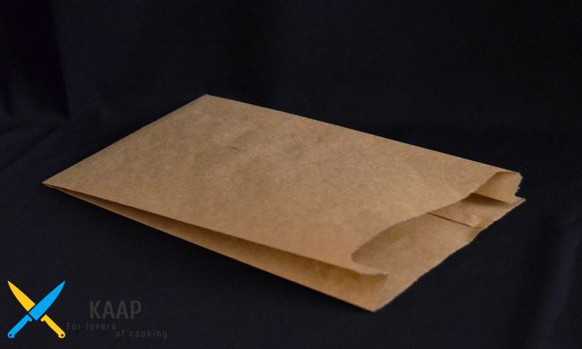Пакет паперовий з боковою складкою 21х10х3 см. 1000 шт/ящ бурий крафт