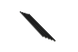 Соломинка-трубочка паперова 197 мм. Ø 8 мм. 25 шт. суцільна чорна