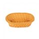 Плетений кошик для подачі хліба 24х16х6, 5 см овальний HLS (7307)