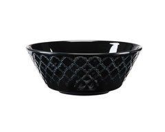Салатник 150 мм 400 мл черный фарфоровый Lubiana Marrakesz Black 204-4285.K8