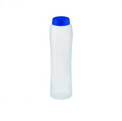 Бутылка для соуса 1000мл. полипропиленовая прозрачная с синей крышкой Araven (00847)