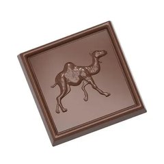 Форма для шоколаду 34x34x5 мм., 21 шт., 5 гр., 27,5 х13, 5х2, 4 см. "Верблюд" полікарбонатна Chocolate