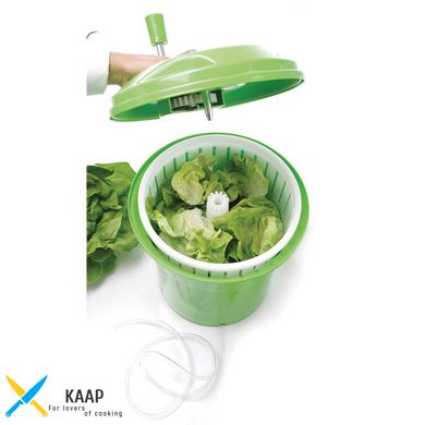 Відро для сушіння салату, зелені та овочів 25 л. пластикове з відведенням, зелене Hendi 222560