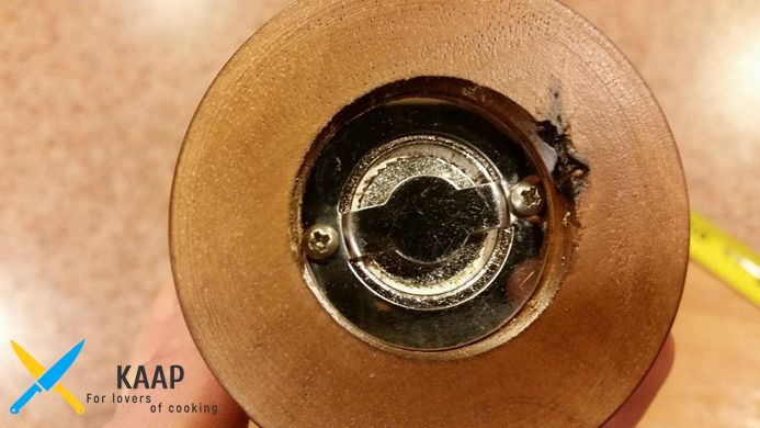 Мельница для перца и соли 32 см. деревянная, коричневая (механизм сталь) Winco