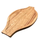 Доска для подачи хачапури 60х31х2 см "Хачапури по-аджарски XL с углублением" фигурная, деревянная из дуба