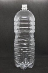 Бутылка одноразовая 3 л, "classic" крышка 28 мм прозрачная (без крышки)