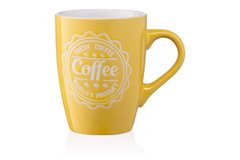 Чашка Coffee, 330 мл, желтая, керамика ARDESTO