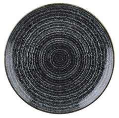 Тарілка кругла 16,5 см чорна порцелянова Studio Prints Homespun Charcoal Black, Churchill