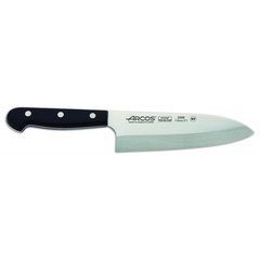 Нож кухонный Deba 17 см. Universal, Arcos с черной пластиковой ручкой (289804)