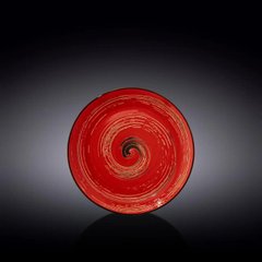 Тарілка десертна Wilmax SPIRAL RED 18 см WL-669211/A