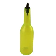 Бутылка барная для флейринга 750 мл. зеленая светящаяся Fluo, The Bars