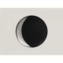 Кругла глибока тарілка, колір срібний, 27см, Metalfusion, RAK