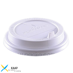 Крышка для бумажного стакана с носиком D90 100 шт белая (для стаканов: 41770, 41771, 41772, 41773)