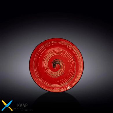 Тарілка десертна Wilmax SPIRAL RED 18 см WL-669211/A
