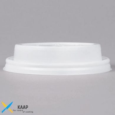 Крышка с поилкой для стакана из вспененного полистирола 6003 пластиковая, белая 100 шт/уп Dart