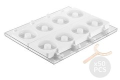 Набір для морозива на паличці Ø80 h 22,5 мм (2 форми 4х86 мл + 1 піднос 30х40 мм + 50 паличок)