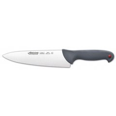 Кухонный нож поварской 20 см. Colour-Prof, Arcos с черной пластиковой ручкой (241000)