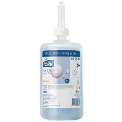 Мыло жидкое для волос 1 л. Tork Premium (Диспенсер 50102, 50103, 50104, 50105)
