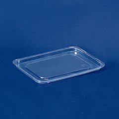 Крышка для упаковки блистерная ПС-160, ПС-161 14,3х10,4х0,6 см., из полистирола, прозрачная ПС-16