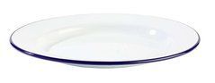 Тарелка металлическая эмалированная круглая "Enamelware", d-260 мм, h-20 мм APS 40666