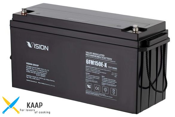 Акумуляторна батарея Vision FM, 12V, 150Ah, AGM