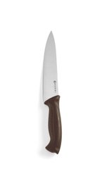 Кухонный нож для колбасы 18 см. Hendi с коричневой пластиковой ручкой (842669)