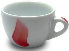 Чашка espresso 75 мл Fiamma Red "Verona Millecolori Hand Painted Fiamma Red with Staffage Red"
