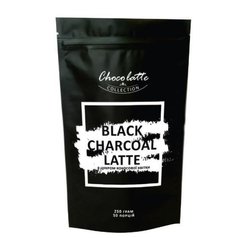 Суперфуд Black Charcoal Latte, Чорний вугільний латте 250г / 50 порцій
