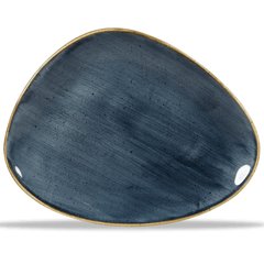 Тарілка трикутна 26,5х20,5 см, серія Stonecast Blueberry