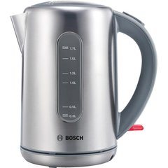 Электрочайник Bosch, 1.7л, металл, металл