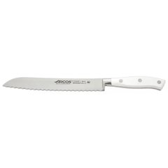 Кухонный нож для хлеба 20 см. Riviera White, Arcos с белой пластиковой ручкой (231324)