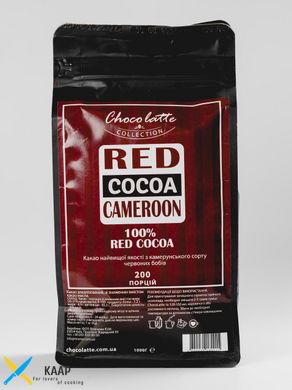 Темно-красный 100% какао ChocoLatte Red Cameeron 1кг/200 порций.