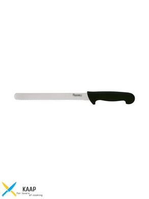 Кухонний ніж для хліба 25 см. Hendi із чорною пластиковою ручкою (843000)