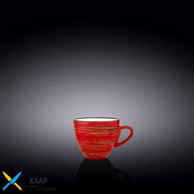 Чашка кавова Wilmax SPIRAL RED 75мл WL-669233/A