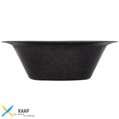 Тарелка одноразовая суповая 360 мл., 125 шт/уп вспененный полистирол, черная Dart